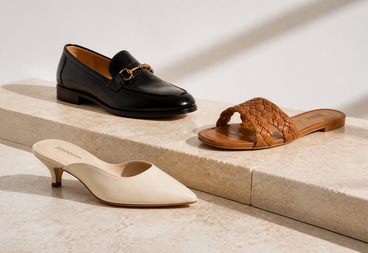 A refined assortment of footwear