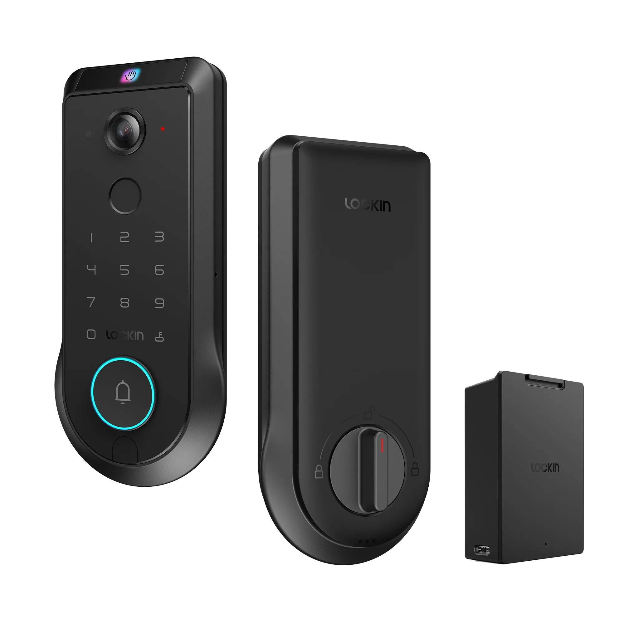 Veno Pro Palm Vein Recognition Video Smart Lock - Veno Pro Palm Vein Recognition Video Smart Lock + Rechargeable Battery