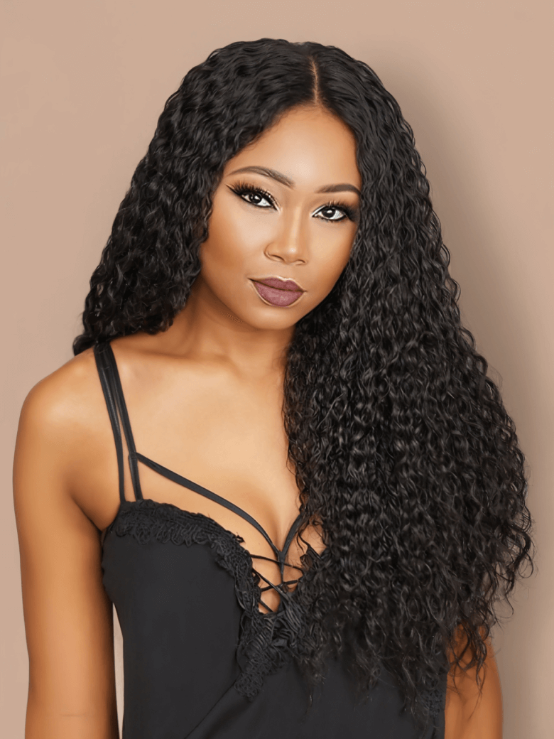 UNice Hair Icenu Series 1 Piece Jerry Curly Human Virgin Hair Weaving